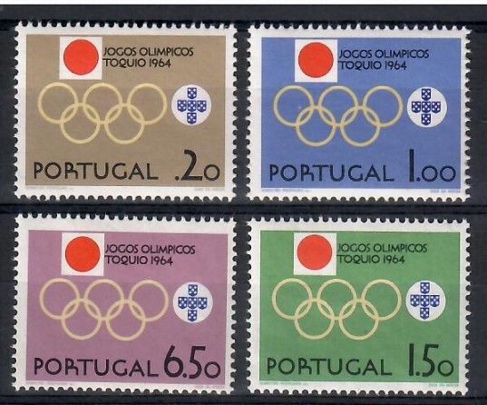 Znaczek Portugalia 1964 Mi 968-971 Czyste **