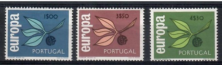 Znaczek Portugalia 1965 Mi 990-992 Czyste **