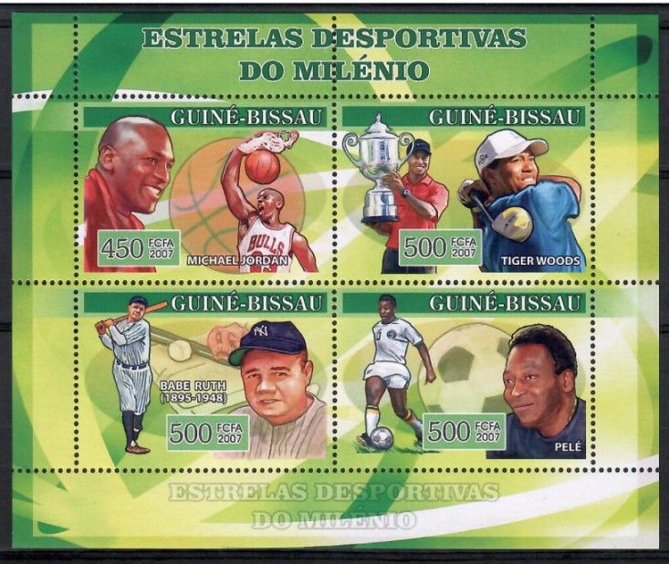 Znaczek Gwinea Bissau 2007 Mi ark 3466-3469 Czyste **