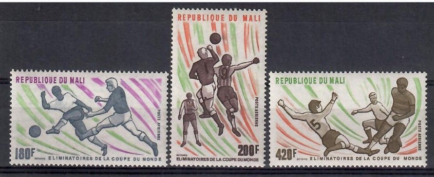 Znaczek Mali 1977 Mi 604-606 Czyste **