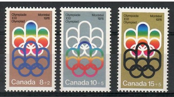 Znaczek Kanada 1974 Mi 556-558 Czyste **