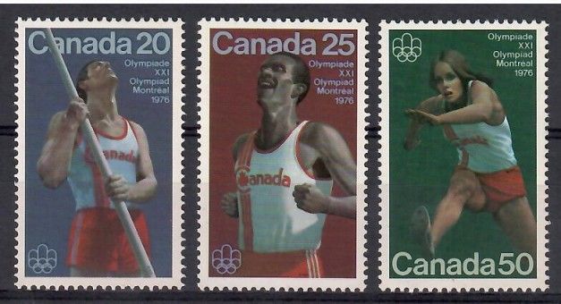 Znaczek Kanada 1975 Mi 597-599 Czyste **