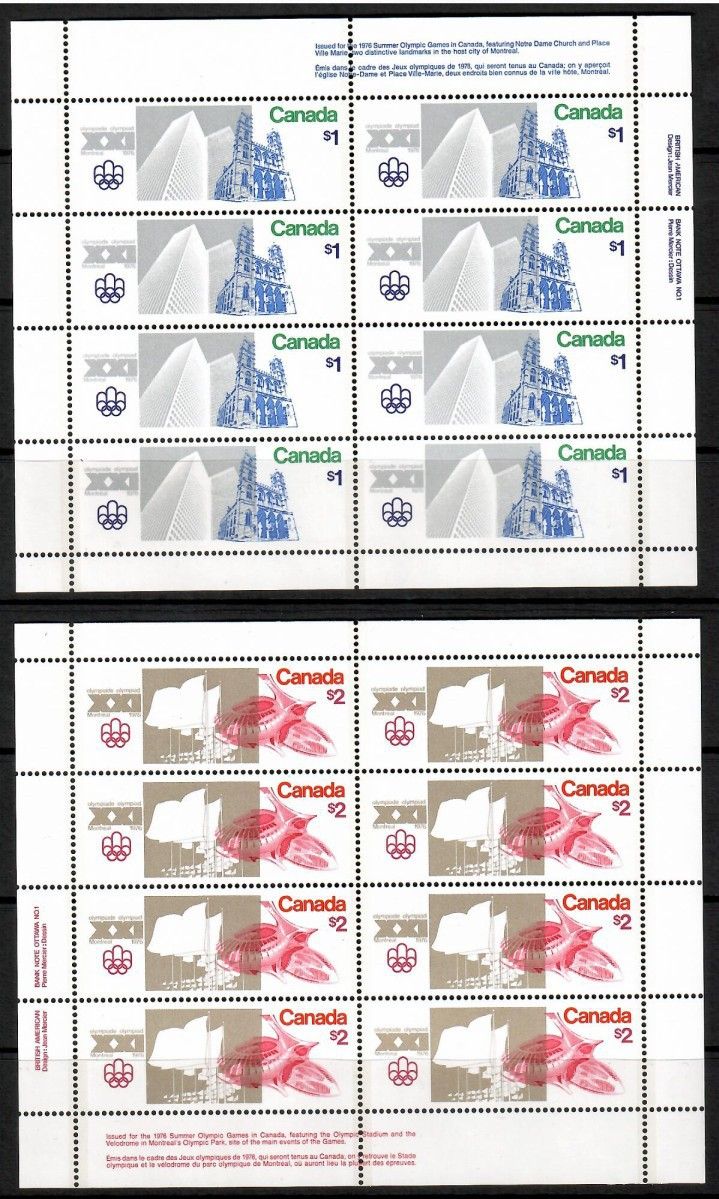 Znaczek Kanada 1976 Mi ark 624-625 Czyste **