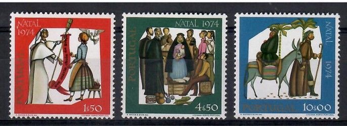 Znaczek Portugalia 1974 Mi 1263-1265 Czyste **