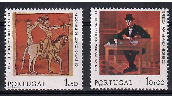 Znaczek Portugalia 1975 Mi 1281-1282x Czyste **