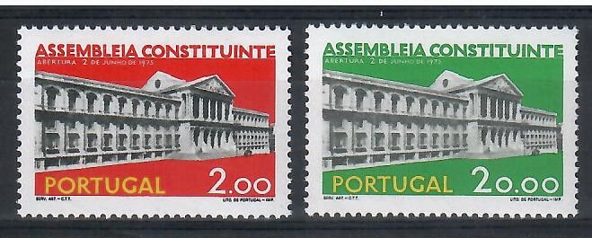 Znaczek Portugalia 1975 Mi 1283-1284 Czyste **