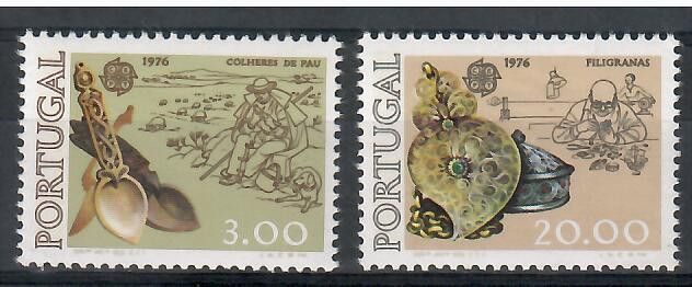 Znaczek Portugalia 1976 Mi 1311-1312 Czyste **