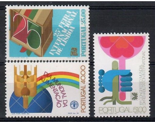 Znaczek Portugalia 1984 Mi 1626-1628 Czyste **