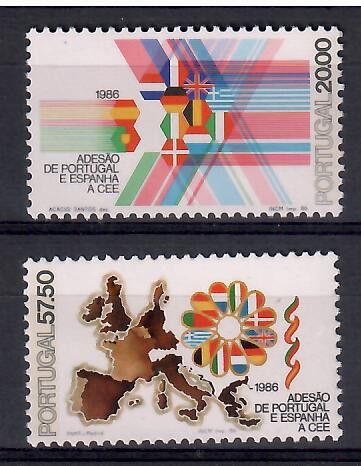 Znaczek Portugalia 1986 Mi 1677-1678 Czyste **