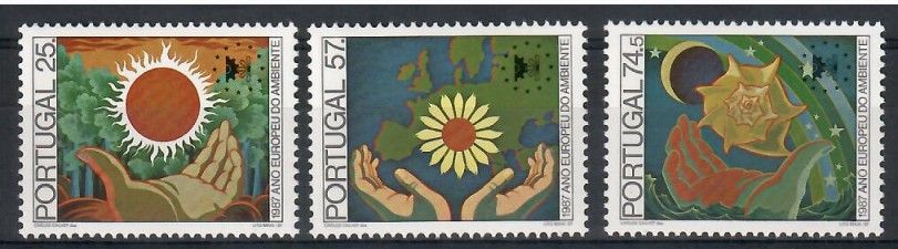 Znaczek Portugalia 1987 Mi 1717-1719 Czyste **