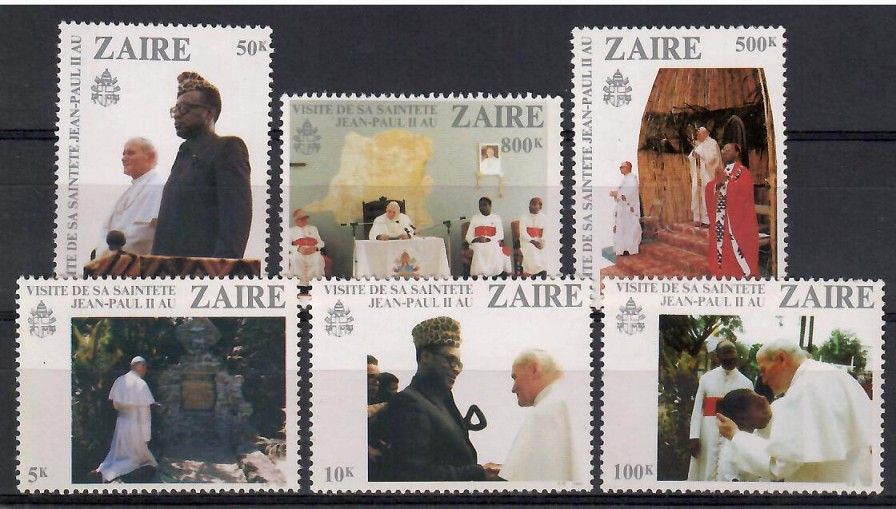 Znaczek Kongo Kinszasa / Zair 1981 Mi 716-721 Czyste **