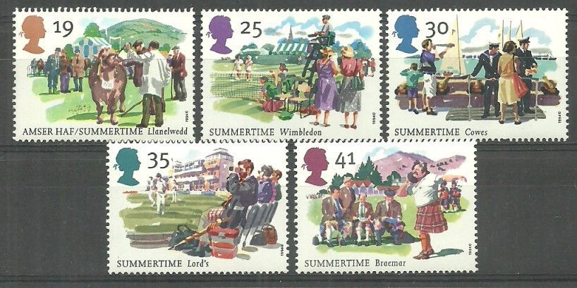 Znaczek Wielka Brytania 1994 Mi 1529-1533 Czyste **