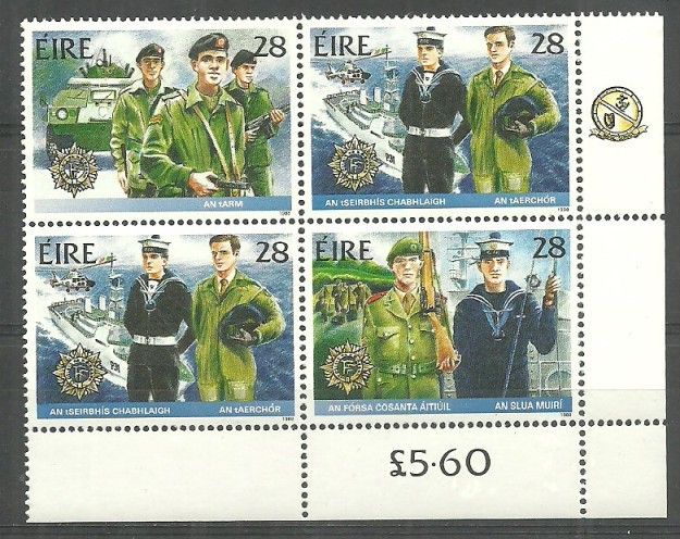 Znaczek Irlandia 1988 Mi 658-661 Czyste **