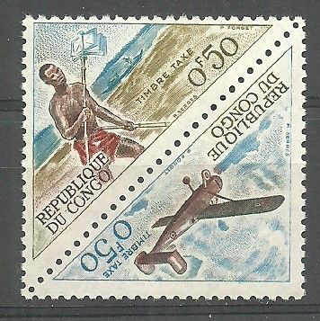 Znaczek Kongo 1961 Mi por kon 1-2 Czyste **