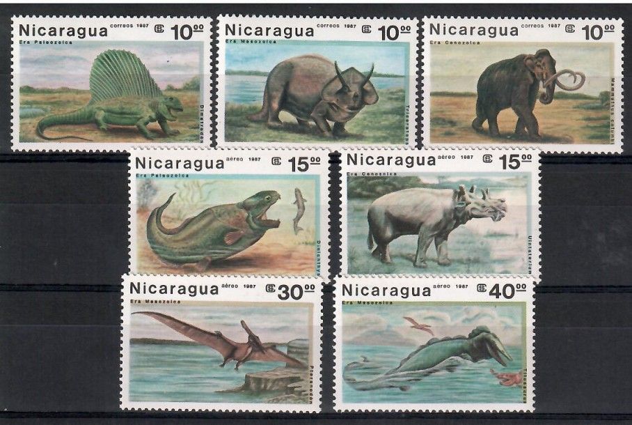 Znaczek Nikaragua 1987 Mi 2775-2781 Czyste **
