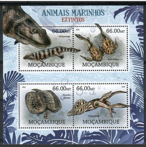 Znaczek Mozambik 2012 Mi ark 5831-5834 Czyste **