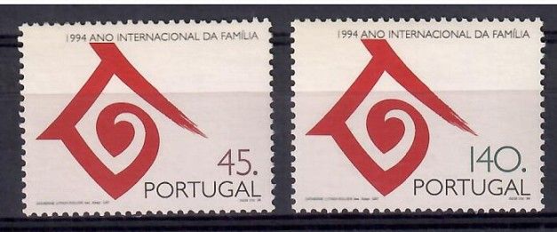 Znaczek Portugalia 1994 Mi 2012-2013 Czyste **