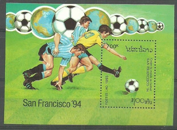Znaczek Laos 1993 Mi bl 147 Czyste **