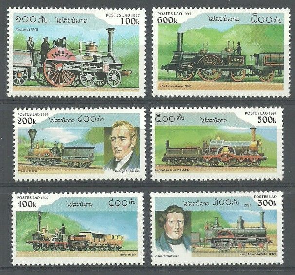 Znaczek Laos 1997 Mi 1554-1559 Czyste **