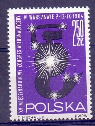 Znaczek Polska 1964 Mi 1526 Fi 1378 Czyste **