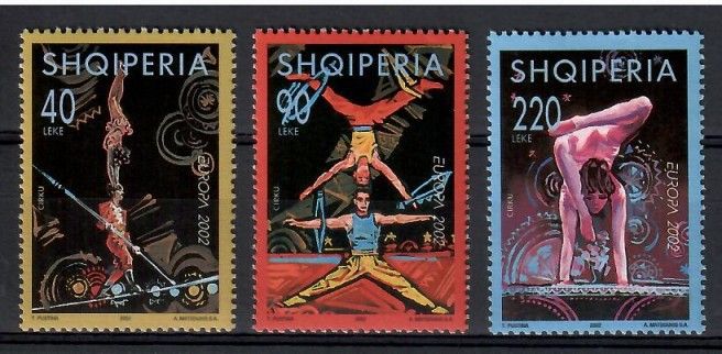 Znaczek Albania 2002 Mi 2866-2868 Czyste **