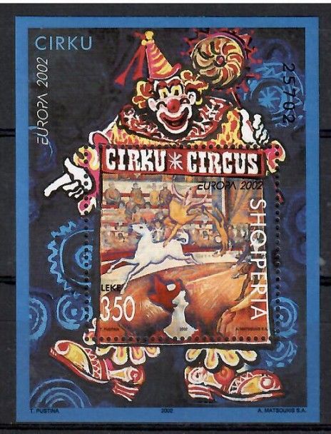 Znaczek Albania 2002 Mi bl 138 Czyste **