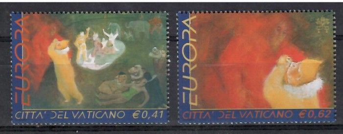 Znaczek Watykan 2002 Mi 1415-1416 Czyste **