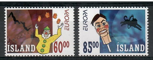 Znaczek Islandia 2002 Mi 1009-1010 Czyste **