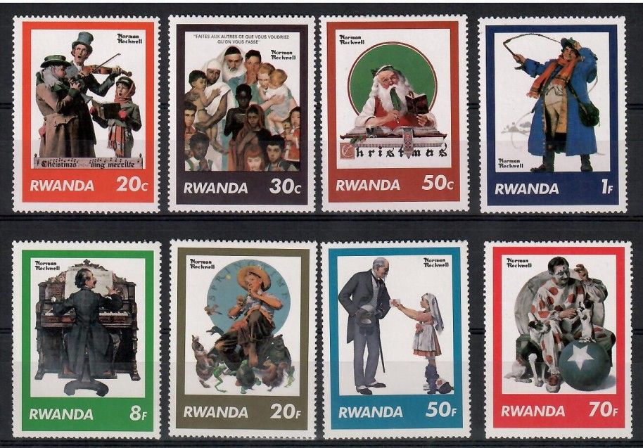 Znaczek Rwanda 1981 Mi 1111-1118 Czyste **