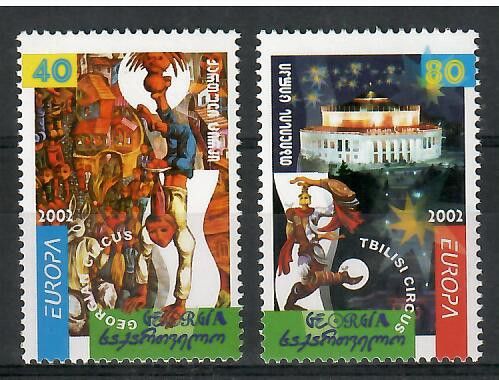 Znaczek Gruzja 2002 Mi 397-398 Czyste **