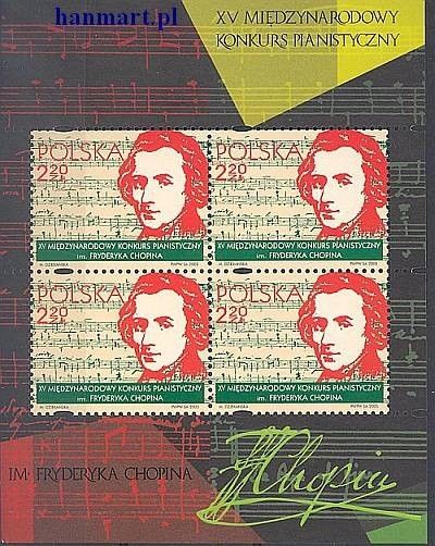 Znaczek Polska 2005 Mi bl 167 Fi bl 198 Czyste **