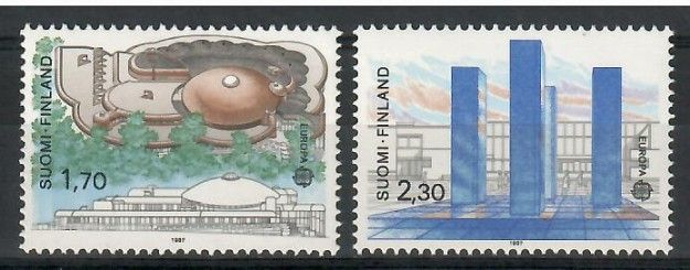 Znaczek Finlandia 1987 Mi 1021-1022 Czyste **