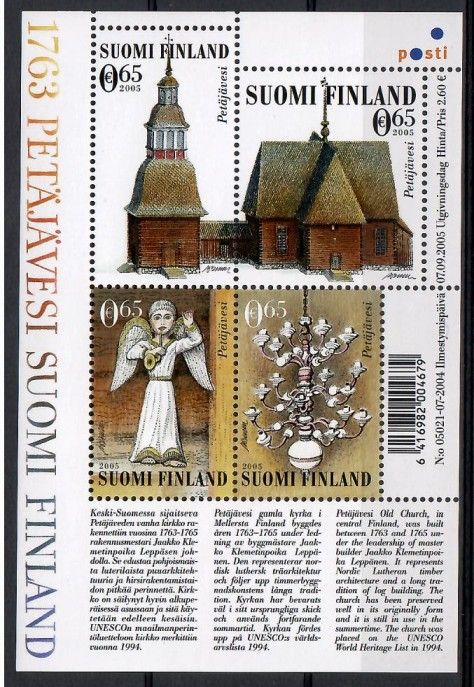 Znaczek Finlandia 2005 Mi bl 37 Czyste **