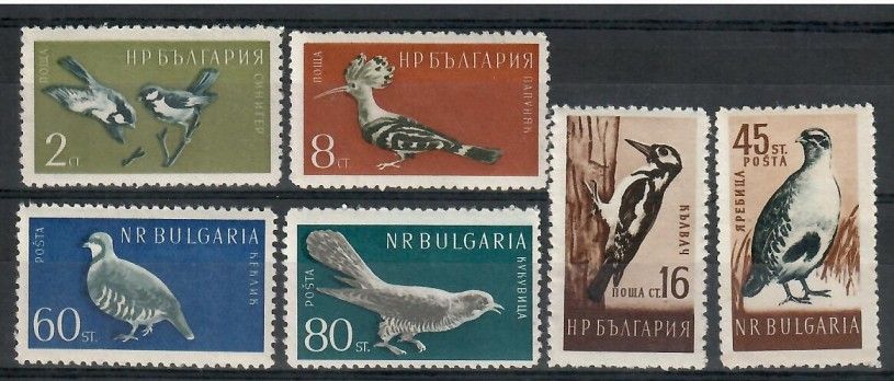 Znaczek Bułgaria 1959 Mi 1116-1121 Czyste **