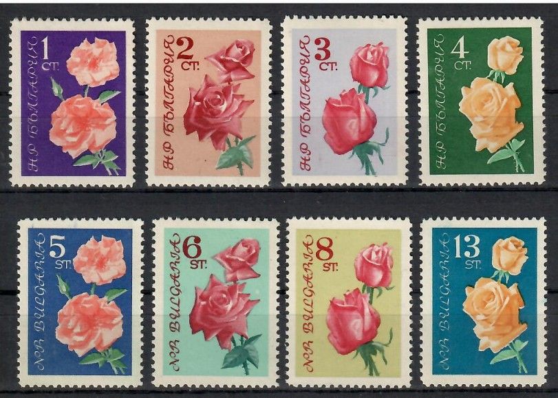 Znaczek Bułgaria 1962 Mi 1300-1307 Czyste **