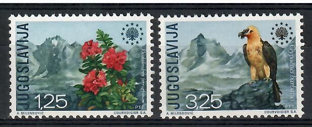Znaczek Jugosławia 1970 Mi 1406-1407 Czyste **