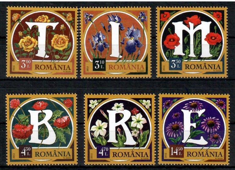 Znaczek Rumunia 2015 Mi 6930-6935 Czyste **