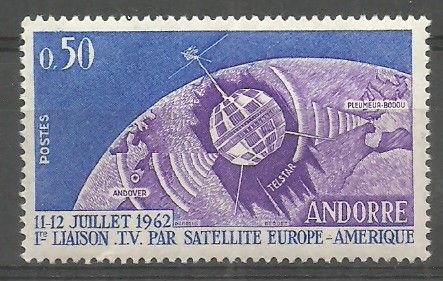 Znaczek Andora (francuska) 1962 Mi 178 Czyste **