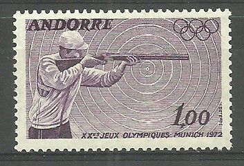 Znaczek Andora (francuska) 1972 Mi 241 Czyste **