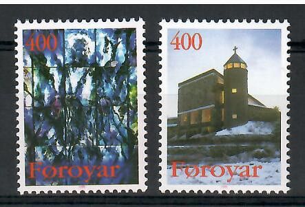 Znaczek Wyspy Owcze 1995 Mi 289-290 Czyste **