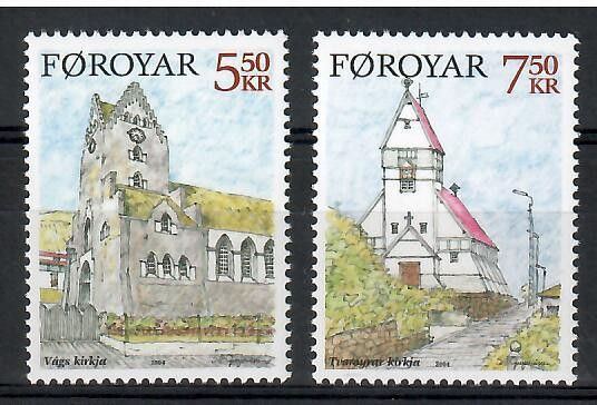 Znaczek Wyspy Owcze 2004 Mi 511-512 Czyste **