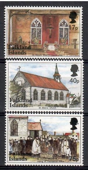 Znaczek Falklandy 1999 Mi 738-740 Czyste **