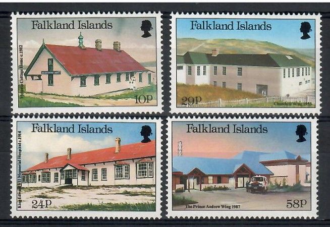 Znaczek Falklandy 1987 Mi 472-475 Czyste **