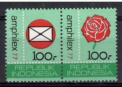Znaczek Indonezja 1977 Mi 871-872 Czyste **