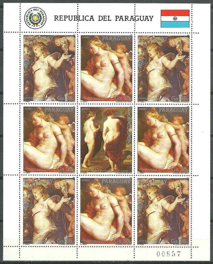 Znaczek Paragwaj 1987 Mi ark 4167-4168 Czyste **
