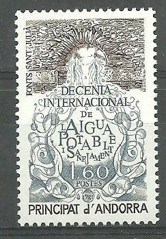 Znaczek Andora (francuska) 1981 Mi 319 Czyste **