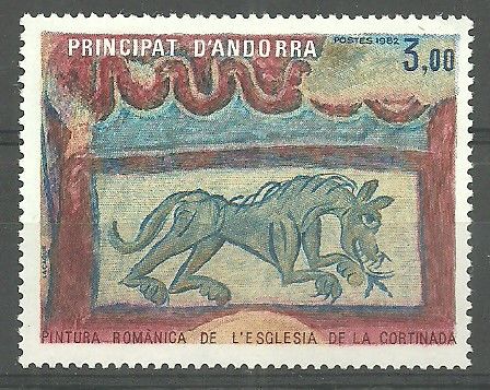 Znaczek Andora (francuska) 1982 Mi 326 Czyste **