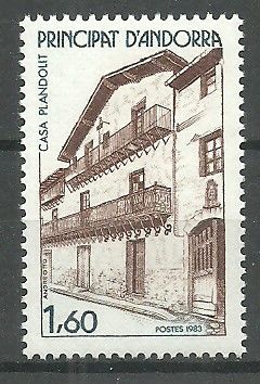 Znaczek Andora (francuska) 1983 Mi 347 Czyste **