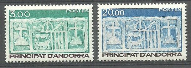 Znaczek Andora (francuska) 1984 Mi 356-357 Czyste **