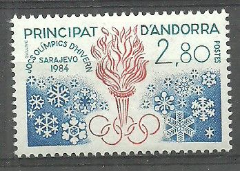 Znaczek Andora (francuska) 1984 Mi 348 Czyste **